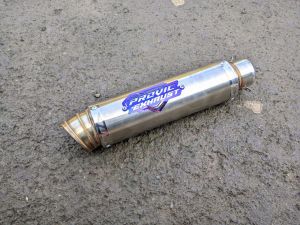 Knalpot KLX150 CRF150 D-Tracker fulset Kolong Bawah Original Provic Exhaust