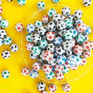 Football Shaped Mini Colorful Chocolate Candies