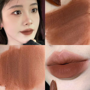 Son Môi AKF Lip Mud M09 Chocolate Brown Earth Tone Son Môi Nữ Màu Trắng Lâu Trôi Son Bóng Dưỡng Ẩm Không Dính Cốc