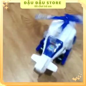 Đồ chơi máy bay trực thăng chạy pin có âm thanh và ánh sáng di chuyển linh hoạt cực hay cho bé yêu Đậu Đậu Store