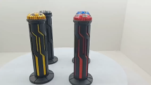 ปลอกแฮนด์ ปลอกแฮนด์มอเตอร์ไซค์ ลายสายฟ้า เกรด A นิ่ม กระชับมือ ปลอกมือมอไซต์ เป็นแบบยางจับกระชับมือ แฮนด์แต่ง (1คู่)