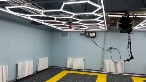 Garage Light Hexagon Lights Lamp 220V LED Tube Honeycomb Ceiling Lighting For Auto Car Body Repair LED Workshop