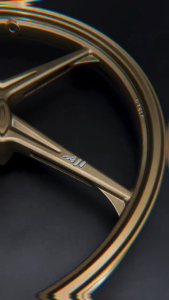 Aji Racing Sport Rim Strike 5 Batang LC135 Y15ZR Y16ZR ABS Y125Z RS150 Hitam Bronze Black