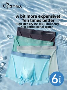 COSMO LADY | Antibacterial Breathable Ice Silk Silk Blend Mens Trunks