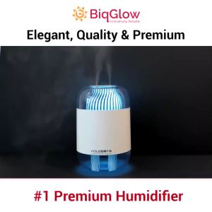 BiqGlow【Premium & Superior Grade】 1L Humidifier Dual Large Mist Spray PuriGlow PD-100