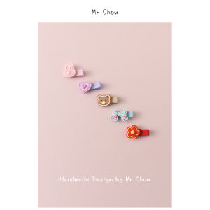 Non-Damaging Hair Accessories for Baby Girls: Cute Cartoon & Korean Style