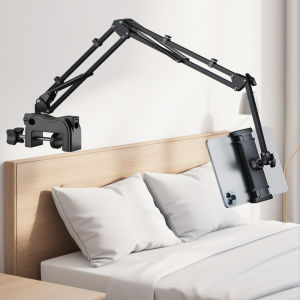 Tablet Stand Holder for Bed Rotatable Phone Stand for 4-12.9" IPad Pro Samsung Tab Xiaomi Pad Tablet Adjustable Holder Long Arm
