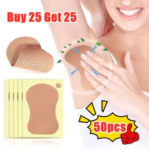 【Buy 25 Get 25】50Pcs Antiperspirant Underarm Dress Sticker Pads Armpits Sweat Pads Deodorant Patch Men Women Deodorant Armpit Sheet Dress Clothing Shield Sweat Perspiration Pad Absorbing Underarm Sweat Guard Pads Antiperspiran