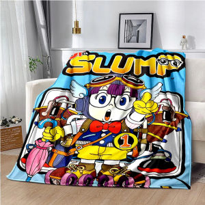 Bandai | Cute Kawaii D-DR-Slump-Arale Cartoon 3D Flannel Blanket Soft Throw Blanket Art For Home Decor Bedroom Bed Sofa Picnic Fans Gifts