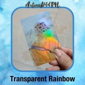 Transparent Rainbow Photocard