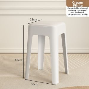 SAMEDREAM | Thickened Stackable Soft-padded Modern Minimalist Creative Square Stool