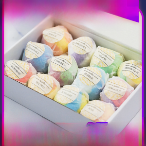 Essential Oil Bath Salt Bomb Foot Bath Ball Moisturizing Bubble Bath Ball Set 70g 12 Pieces Gift Set Personal Care Cleaning Tools