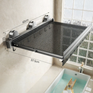 SHENFAN | Suction Wall Mounted Extensible Damping Towel Rack