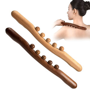 Wood Therapy Guasha Wood Stick Massage Tools Lymphatic Drainage Massage Stick Stomach Cellulite Massager Myofascial Release