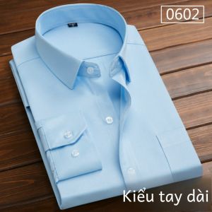 Áo Sơ Mi Nam Mùa Xuân Hè Tay Dài Thường Ngày Váy Cưới Màu Xanh Đen Tay Ngắn Công Sở Thương Mại Quần Áo Làm Việc Của Ngân Hàng