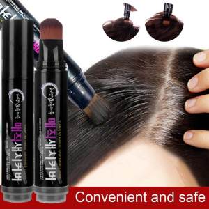 [SG SELLER]Disposable One-Time Hair Dye Pen Brush Wax Quickly Cover White Hair Hair Color Stick Cream Portable Magic Wand Elderly Pregnant Women