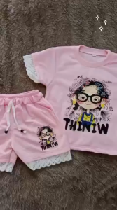 Setelan Anak perempuan Set Celpen Renda Anak Cewek 1-5 tahun