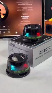 Magnetic Bluetooth Speaker Wireless Portable Mini Speaker With RGB Color Light 5.3 Subwoofer Speaker Magnetic Phone Holder Multifunctional Sound Box