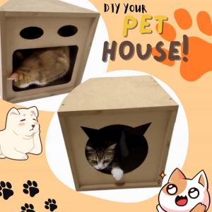 DIY wooden pet house Design