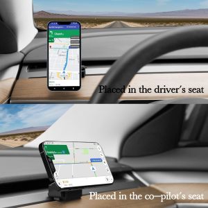 TEEQ Car Phone Holder For Tesla Model 3/Y Air Outlet Lossless Mount Magnetic Wireless Charger 15W Fast Charging Free adjustable