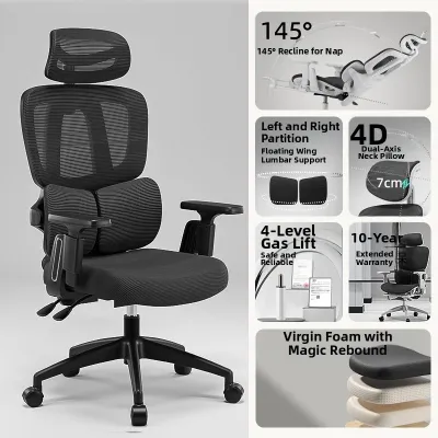 Ergonomic Gaming Chair Pink