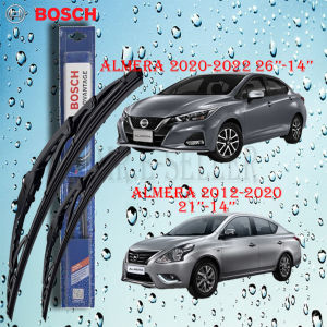 Bosch Wiper blade (Original) Nissan Almera 2020-2022(26-14) & 2012-2020(21&14)