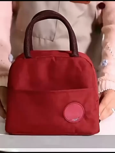 Large Capacity Aluminum Foil Heat Preservation Fresh Lunch Bag Canvas Bags Thickened