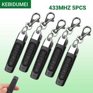 Kebidumei | 5PCS 433MHz Auto Copy Remote Control Electric Garage Door Opener Remote Controller Duplicator Clone Cloning Code Transmitter