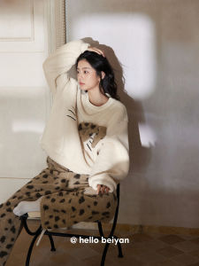 BEIYAN | Coral Fleece Thermal Pajama Set Flannel