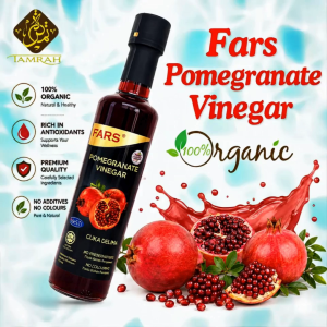 Fars Pomegranate Vinegar / Organic / 375ml / Cooking / Pomegranate Vinegar /Cooking Vinegar