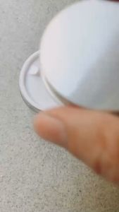 Hủ nhựa 50gr trong suốt nắp nhôm chiết mỹ phẩm - hủ nhựa 50gr đựng kem - hủ đựng mỹ phẩm trong màu trắng