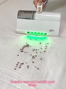 Mattress Vacuum Cleaner 20KPa with UV-C Light HEPA Filter Ultrasonic & Heat for Dust Mite Pet Hair Allergen Removal