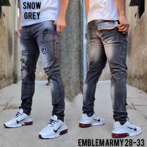 Celana Jeans Pria Panjang Celana Motif Bordir Cowok Celana Jeans Laki Laki