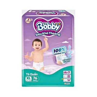Tã Quần Bobby Jumbo Size Lớn M120 L104 XL92 XXL84