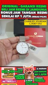 JAM TANGAN CHARLES JOURDAN ORIGINAL JAM CHARLES JOURDAN CJ1087-1312 Men LA - Stainless Steel - Silver - JAMDUNIA / JAM DUNIA JD18 # JAM TANGAN PRIA JAM PRIA JAM TANGAN ANTI AIR $ CHARLES JOURDAN PRIA ORIGINAL CJ1087 1312 CJ 1087 1312 CHARLES JORDAN S003