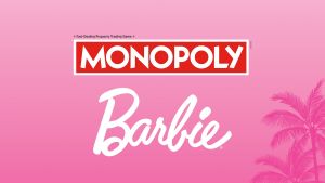 Monopoly Board Game Barbie Edition Board Game | Ages 8+ | 2 - 6 Players | Fun Family Games for Kids and Adults | With 6 Barbie-Themed Pink Zinc Tokens | Kids Gifts