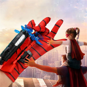 New Spiderman Suction Cup Ejection Toy Stickable Wall Soft Bomb Launcher Kids Gift