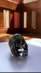 Pewterland Ringskull Baseboyz Cincin Tengkorak 3D Bahan Logam Timah Pria dan Wanita