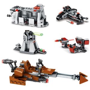 Beast Kingdom | MOC X Fighter Building Blocks Kit Bricks Classic Creative Assembling Educational Kids Toys Boys For Children Gift