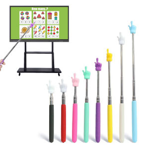 J.D. ไม้ชี้นิ้วมือ แบบยืดหดได้ ไม้ชี้อ่านหนังสือ กระดานดํา Teaching Wand