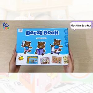 Học Liệu Bóc Dán Montessori Song Ngữ Anh Việt Beezi B.ook - Lalala Baby