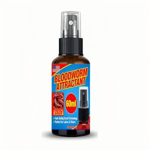 2026 Bloodworm Attractant Spray-60ml Fast-Acting Scent for Lakes & RiversProfessional Fishing Additive with USA Quality Formula