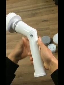 New Telescopic Pole Long Handle Electric Cleaning Brush Multifunctional Charging Household Handheld Brush Cleaning Tool