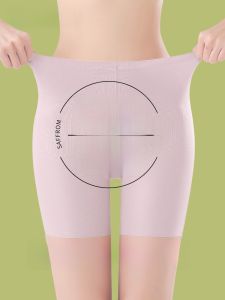 PIER N°5 | Ice Silk Seamless Safety Shorts High Waist Briefs Womens Summer Thin Short Skirt Anti-Light Walking Underwear Two-In-One Briefs
