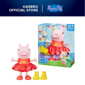 Peppa Pig Peppa’s Muddy Puddles Party Singing and Dancing Doll Interactive Electronic Preschool Toys for 3 Year Old Girls and Boys and Up