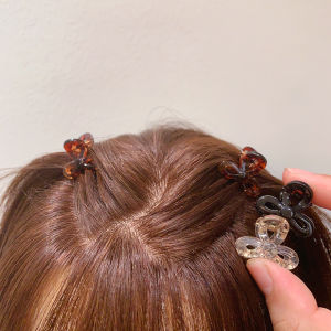 เครื่องประดับผมสไตล์เกาหลีสำหรับผู้หญิง 5 อัน คลิปผมขนาดเล็ก คลิปผมทรงปลาฉลาม คลิปผมสไตล์เจ้าหญิง ชิ้นส่วนผม เครื่องประดับผม