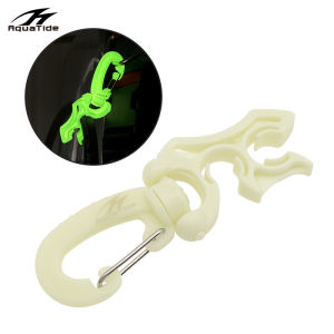1Pcs Luminous Hose Clip Diving Second Stage Regulators Fix Buckle Quick Release Hose Holder Scuba Diving BCD Accessories