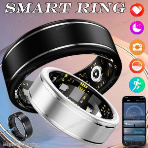 2025 New Smart Ring Call Alert Heart Rate Blood Oxygen Monitoring Pedometer Calorie Multifunctional Fitness Smart Finger Rings