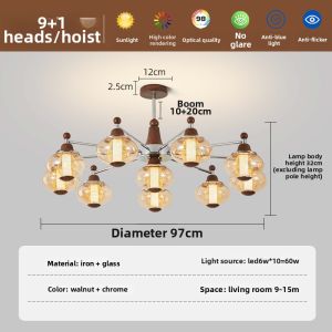 DGY | Eye-Protective Vintage French Style Chandelier