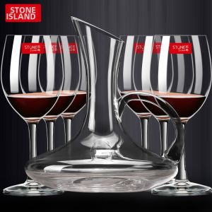 Crystal Creative European Style Wine Glass Set with Decanter